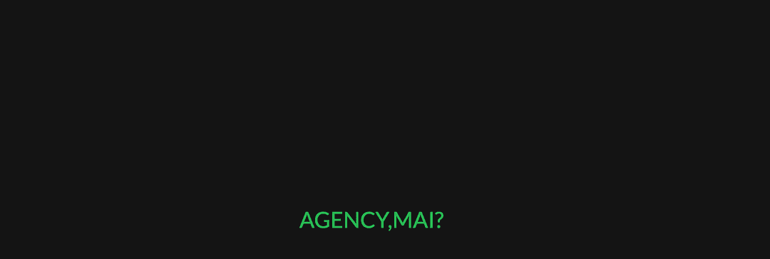 Agency,Mai? cover