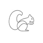 White Squirrel - Videographer logo