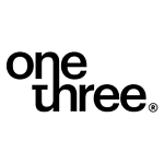 One over three logo