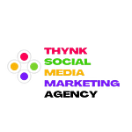 Think social media marketing agency logo