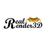 RealRender3D logo