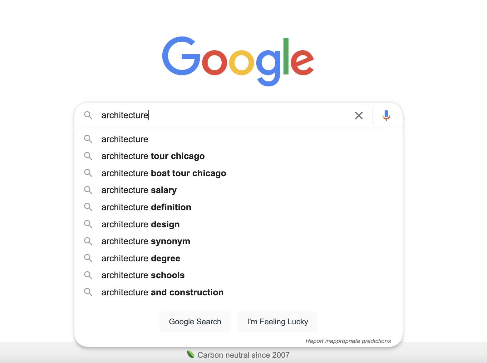 seo for architects